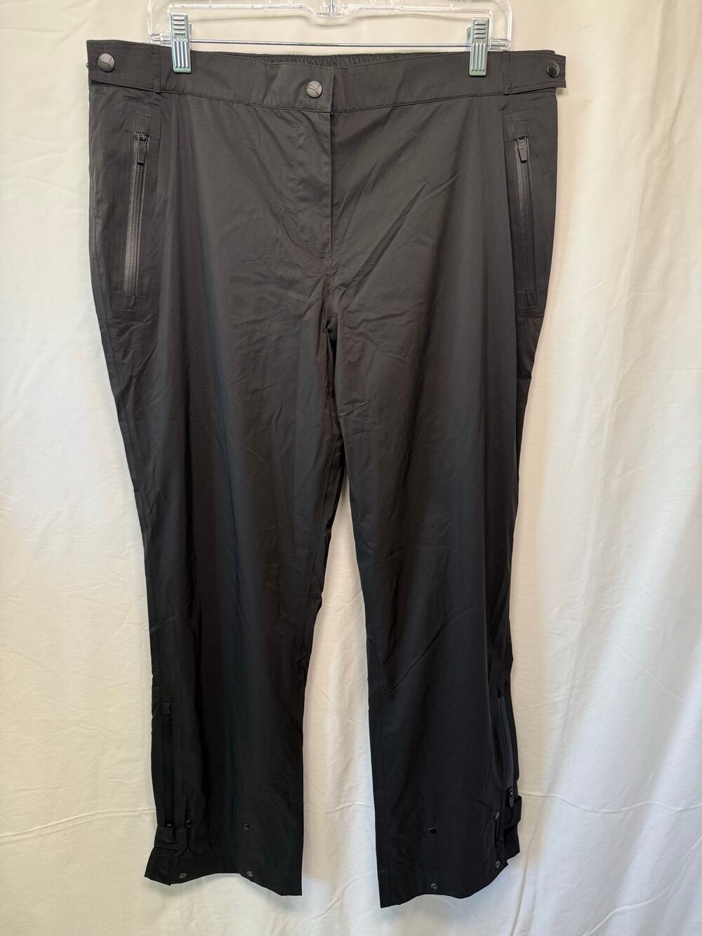 Puma Women's Ultradry Rain Pants, Black, Size XL  - New with tags! $150 retail